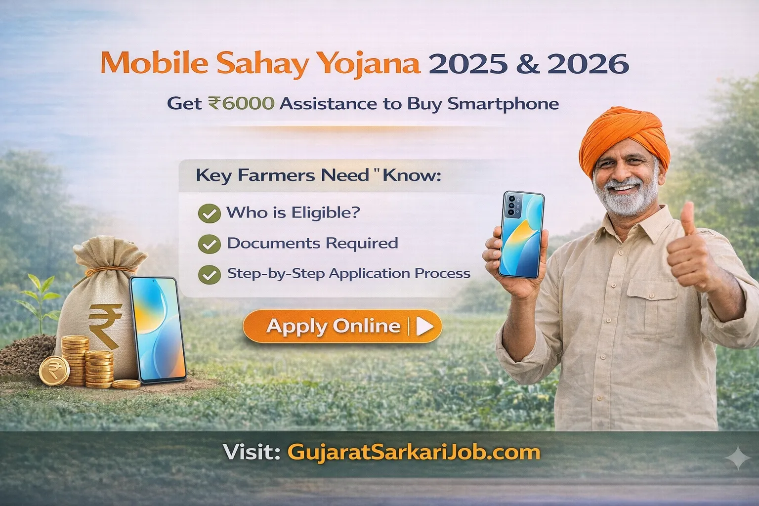 Mobile Sahay Yojana 2026 & 2026 Gujarat Online Application Process
