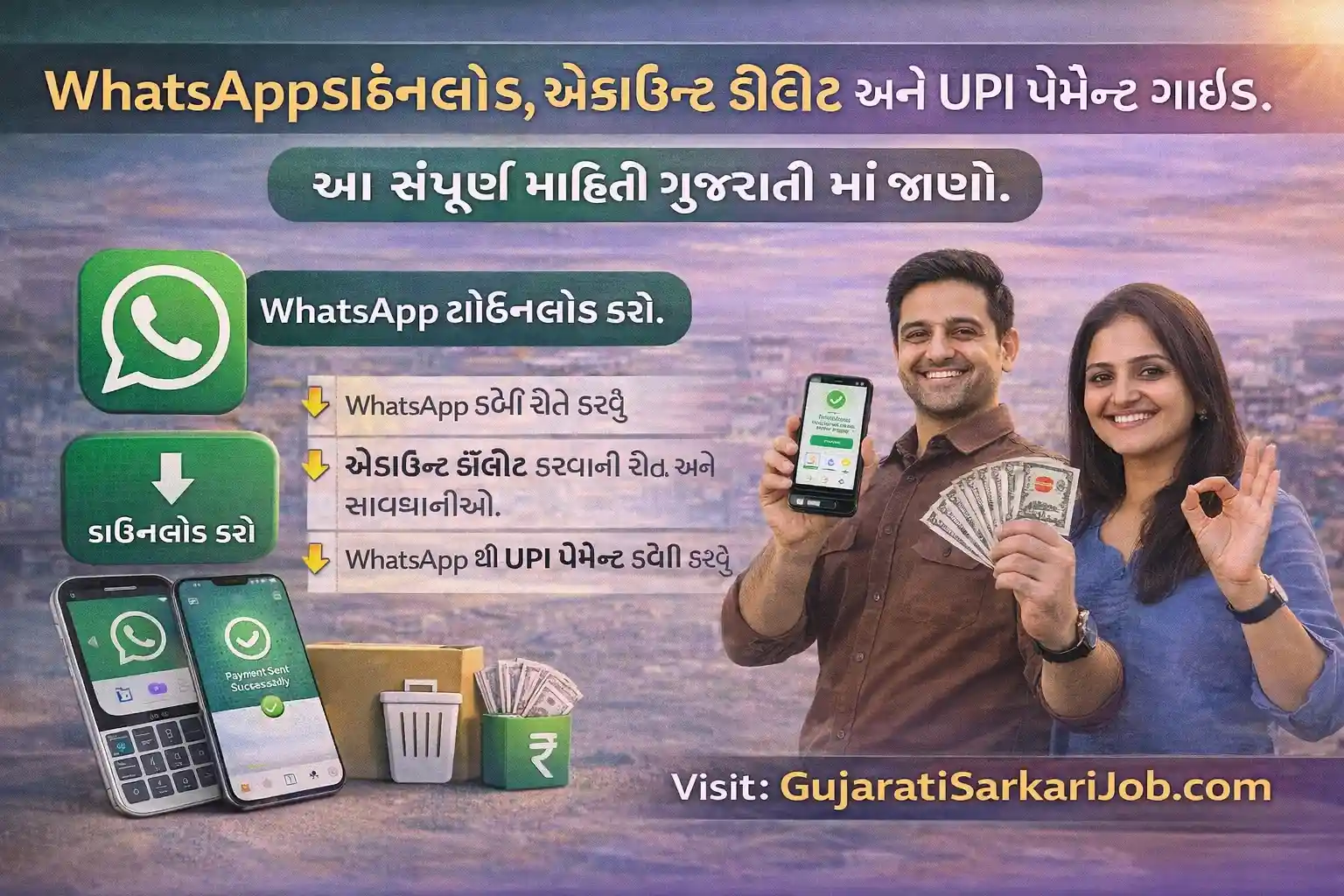 Steps to delete WhatsApp Download account and protect privacy