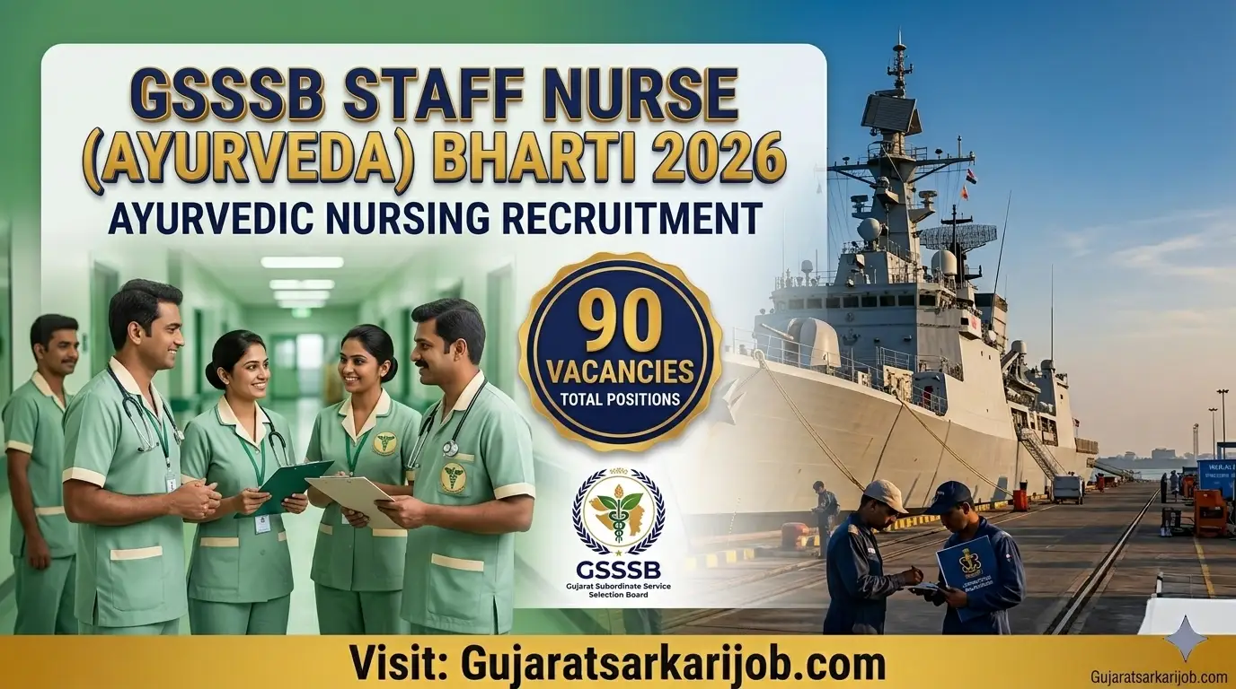 GSSSB Staff Nurse Ayurveda Recruitment 2026 Notification