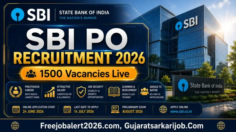 sbi po recruitment vacancy breakup details table showcasing reserved and general classification matrices for 1500 seats